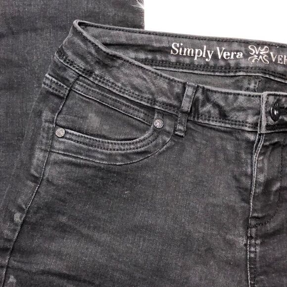 Simply Vera by Vera Wang Black Skinny Jeans - Picture 7 of 16